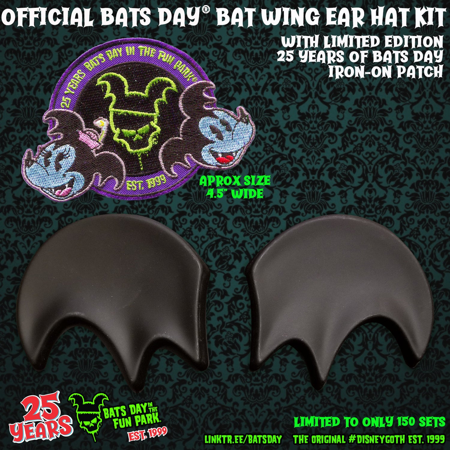 Disneyland paris bat ears RARE! What Are The Rarest Disney Ears in Paris | TikTok main image 3